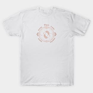 Pisces Zodiac Sign T-Shirt